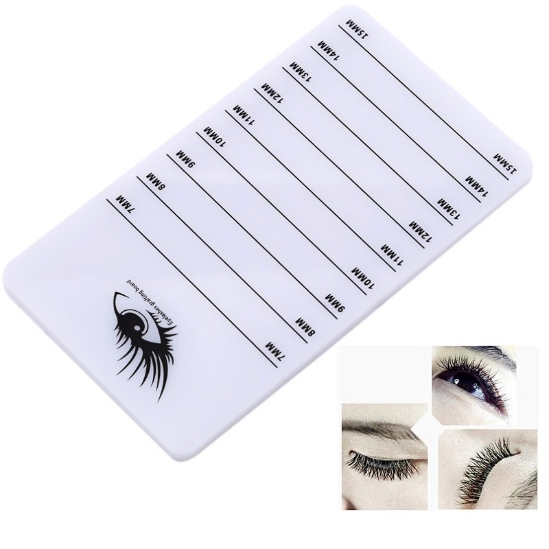 New Eyelash Shop Grafting Artifact with Scale Acrylic Display Board Eyelash Grafting Auxiliary Tool
