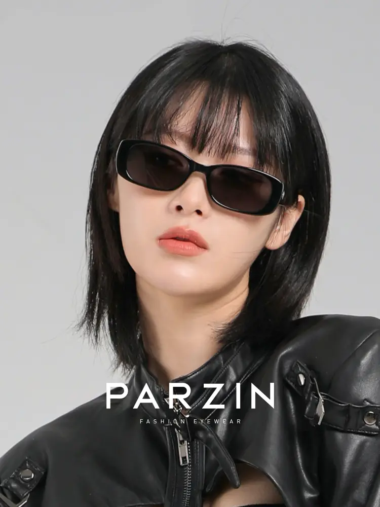 Parson Paza Series Fan Chengcheng Same Style Sunglasses Women's Avant-Garde Narrow Frame Trendy Sunglasses Anti-Uv 12710