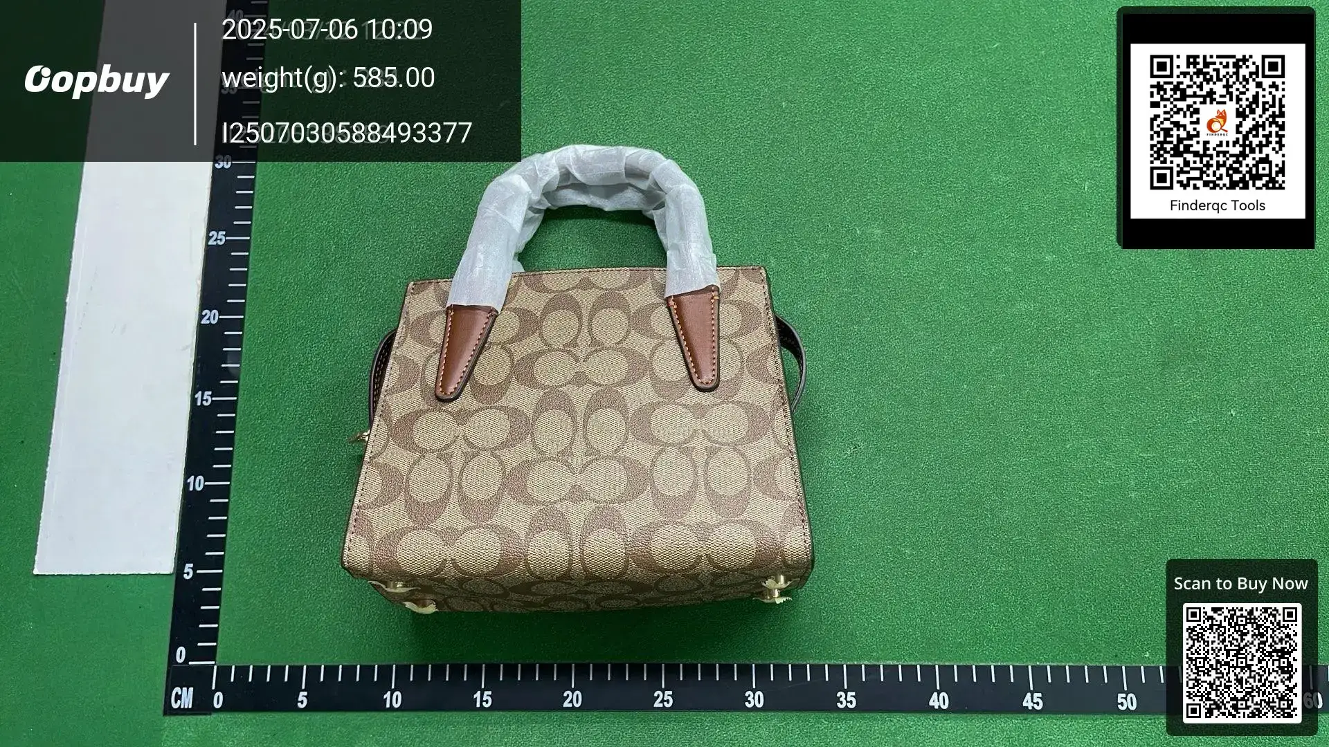 Coach Signature Canvas Mini Tote Bag