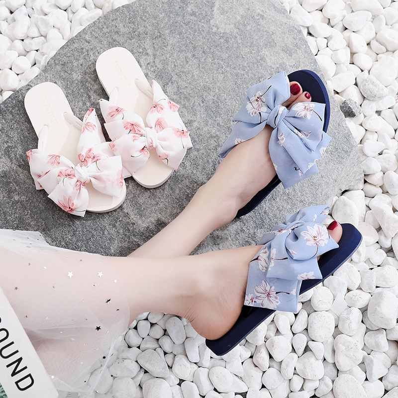 Dropshipping 2025 Hot-Selling Ladylike Flip-Flops, Summer Non-Slip Outdoor Flat Beach Sandals for Women