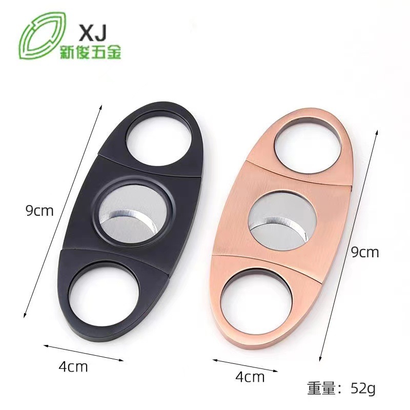 Spot bronze brushed cigar shears black stainless steel cigar shears cigar tools wholesale