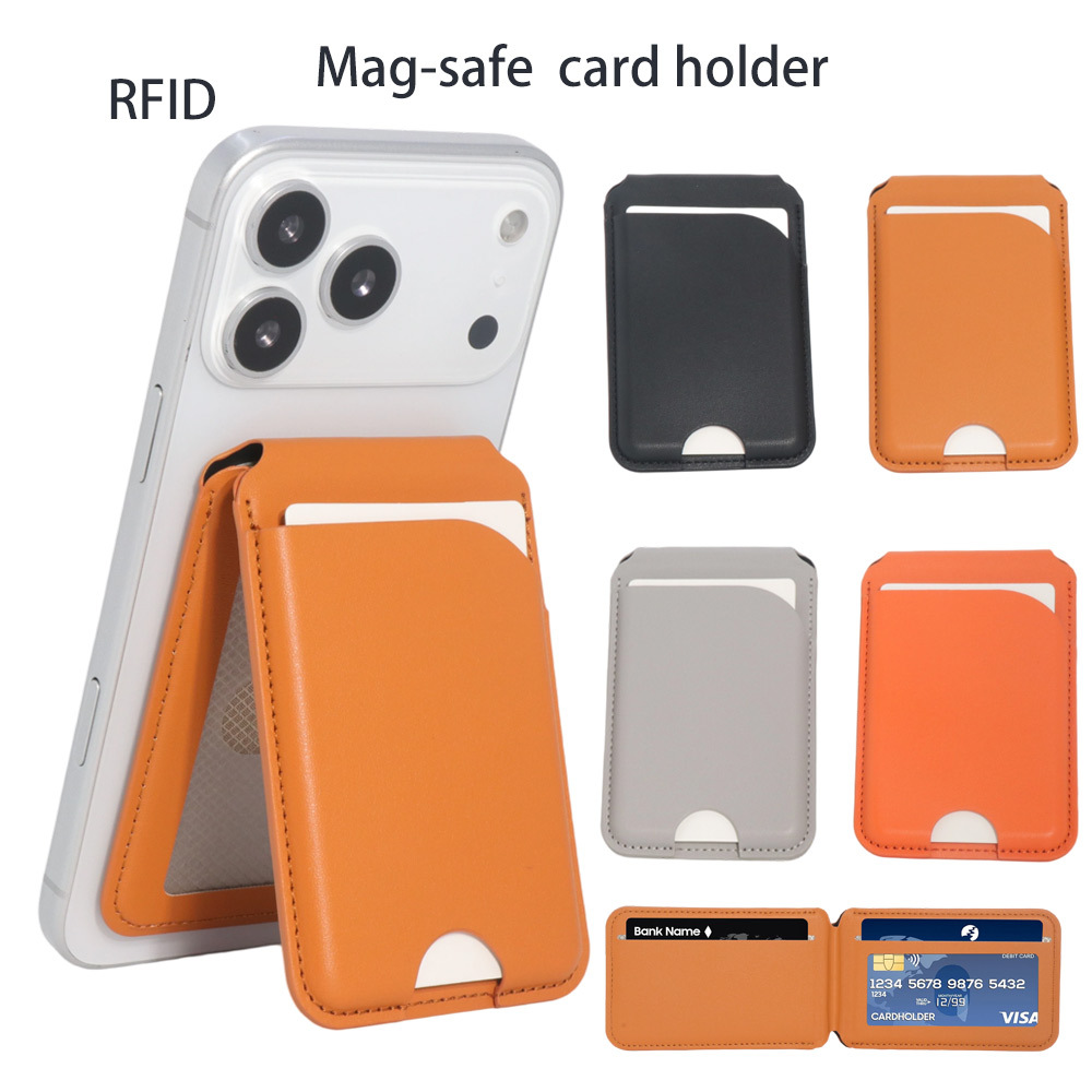 Strong Magnetic Magsafe Wallet Card Holder Suitable for Apple 17 Mobile Phones, Foldable Card Clip, Magnetic Card Holder Stand, in Stock