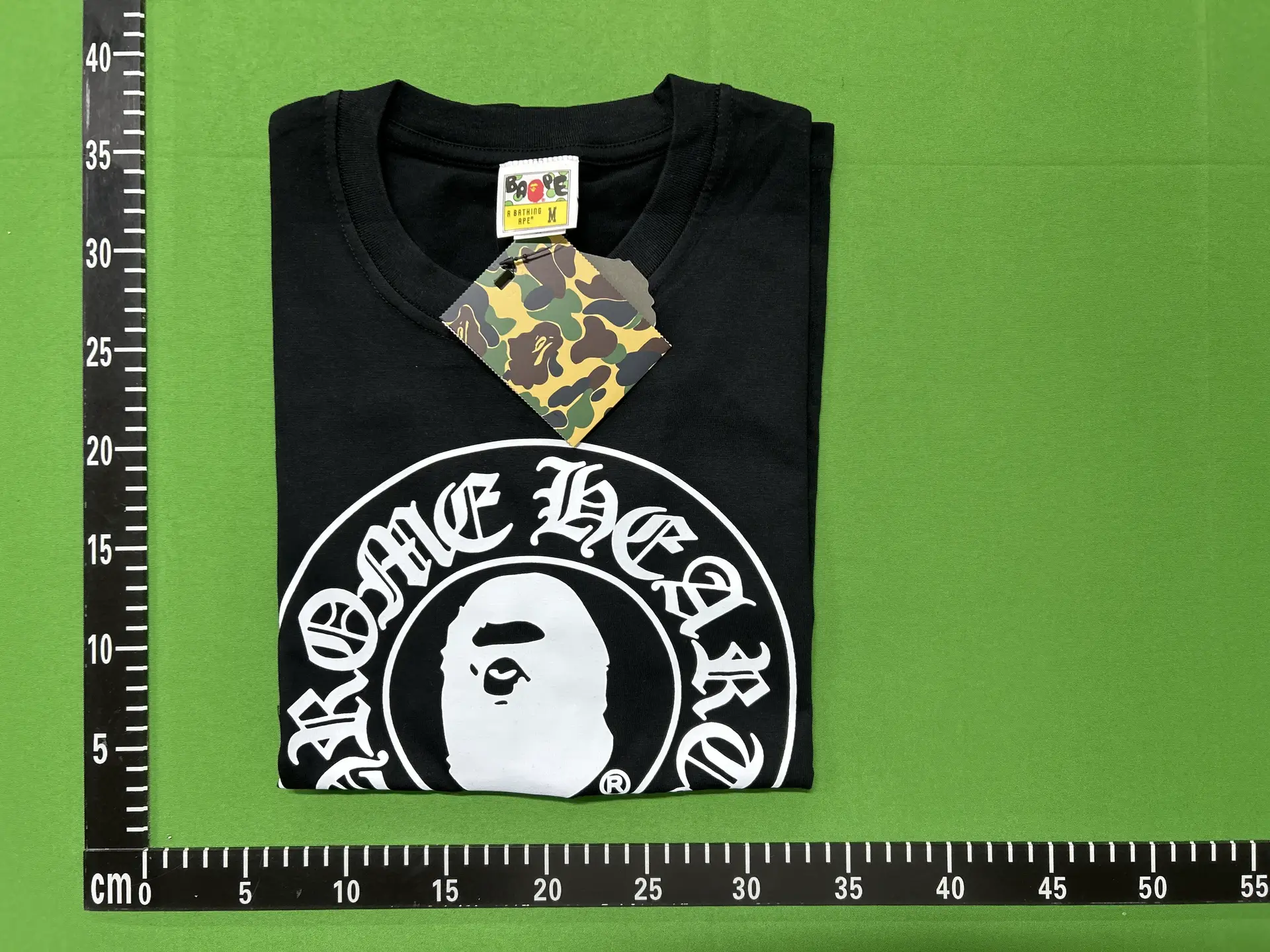 A Bathing Ape Chrome Hearts T-Shirt Black