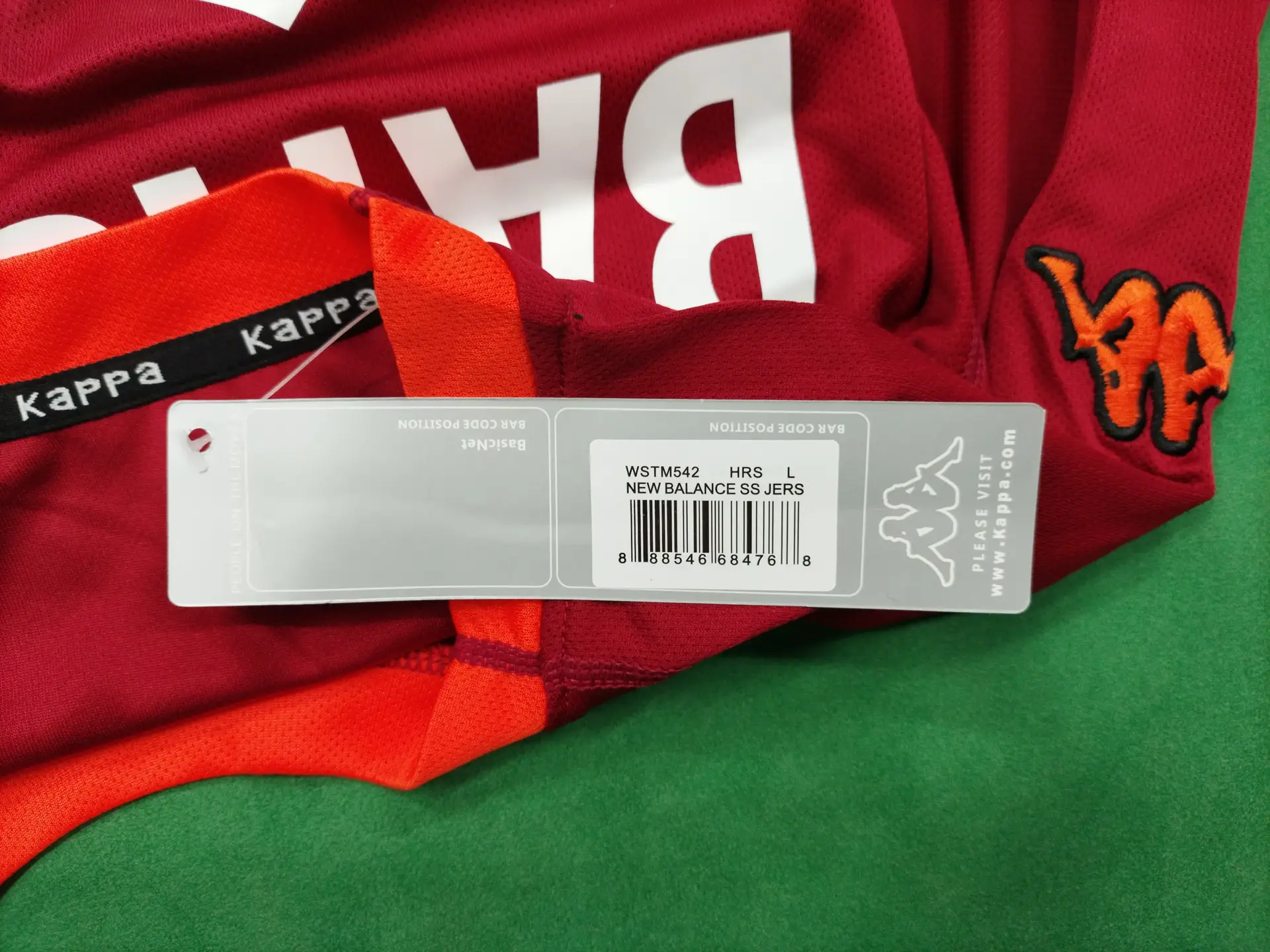 Kappa New Balance SS Jers L