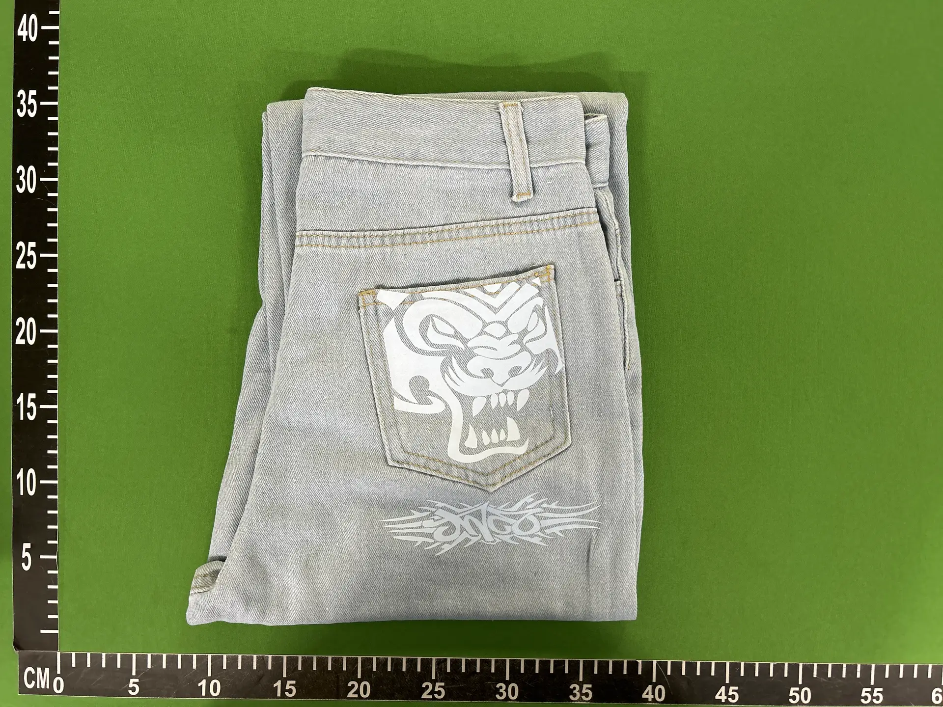 Fashion Brand Summer New Y2K American Street Hip Hop Jeans Men's Cross-border New Casual Loose Pants