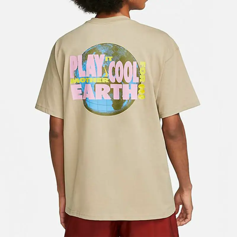 Nike Men's Summer Round Neck Back Print Casual Breathable Short Sleeve T-Shirt Fb9812-247-133