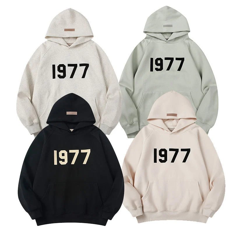 ES * 1977 植绒 连帽 卫衣 裤子系列 Foto QC de WEIDIAN na Qualit.ly