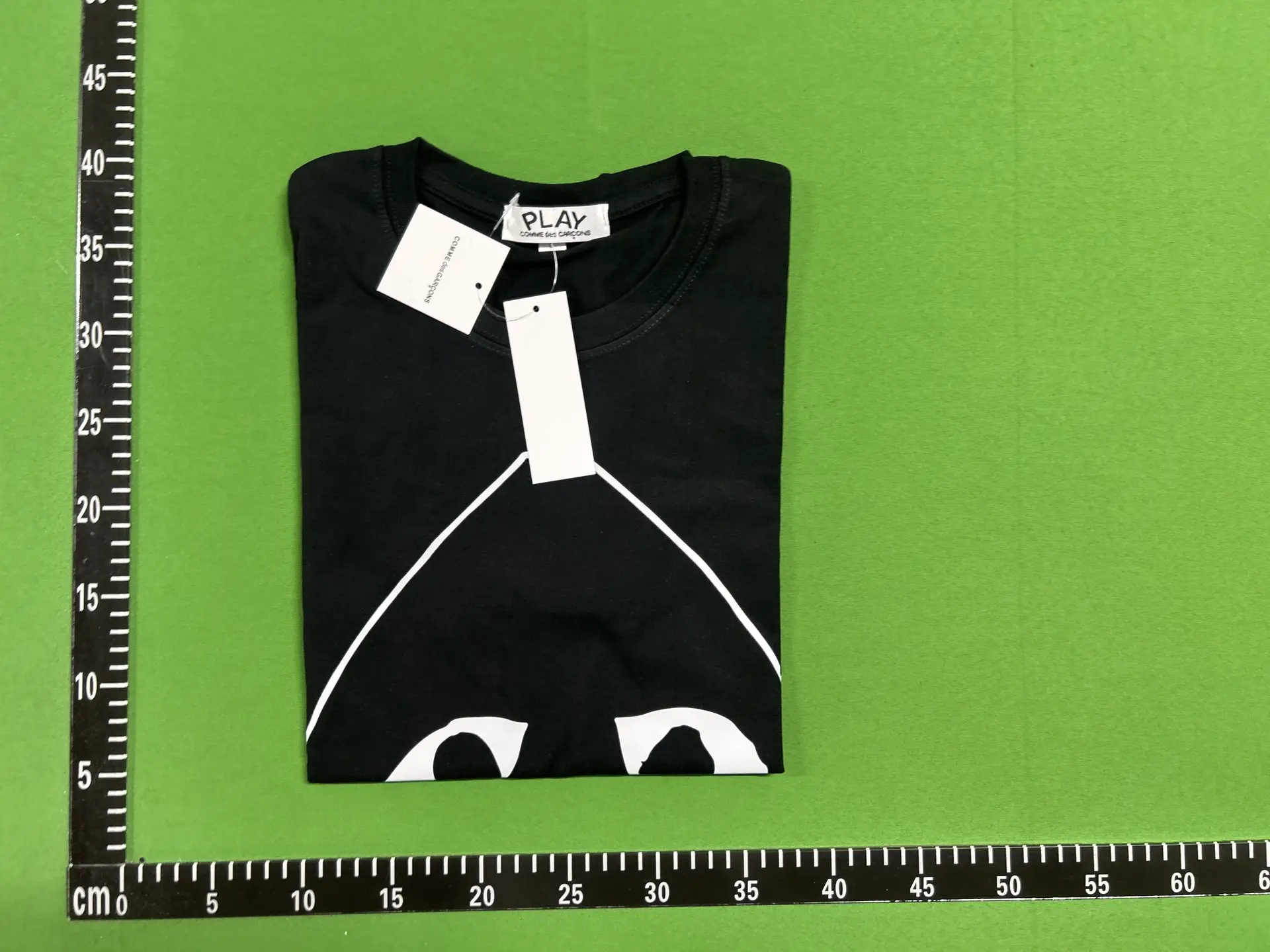 Comme des Garçons PLAY Black T-Shirt with Heart Logo