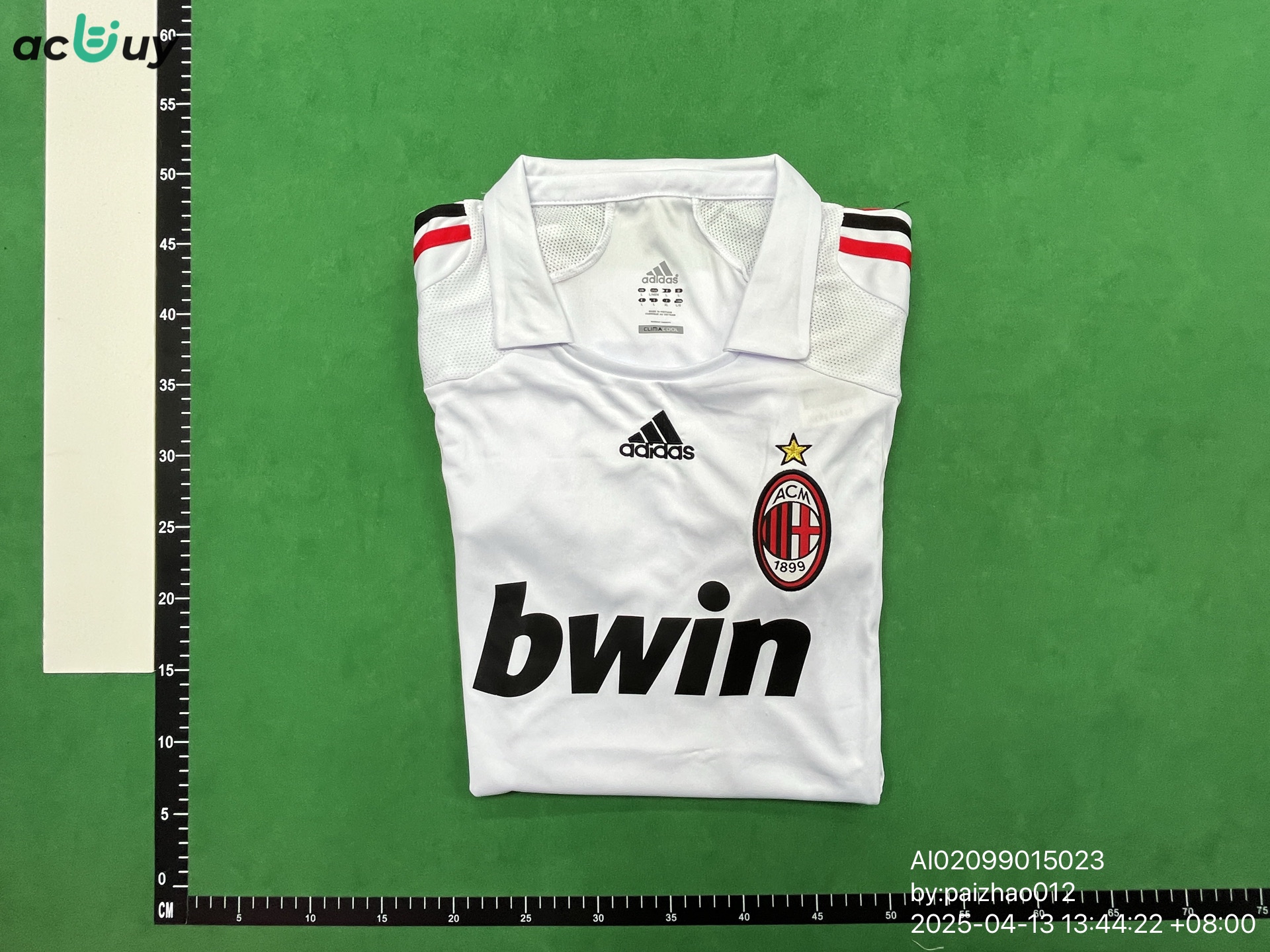 Cross-border exclusive for AC Milan Classic Retro Jersey No.8 Kaka AC Short-sleeved Retro Football Clothing QC