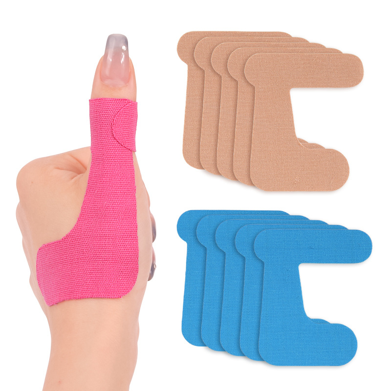 Pre-Cut Elastic Large Thumb Patch Fixed Support Anti-Friction Sports Bandage Kinesio Patch Strap Tape Patch