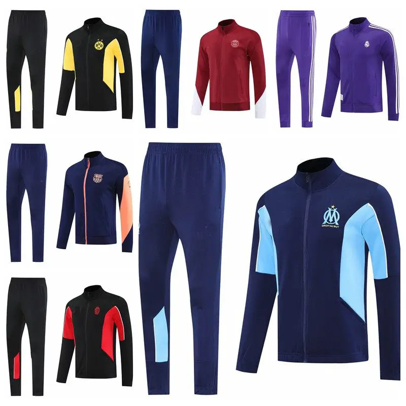 2526 Paris Emperor Magsa Ac Warm Up Set Pulling Jacket Men's Long Sleeve Football Training Jacket