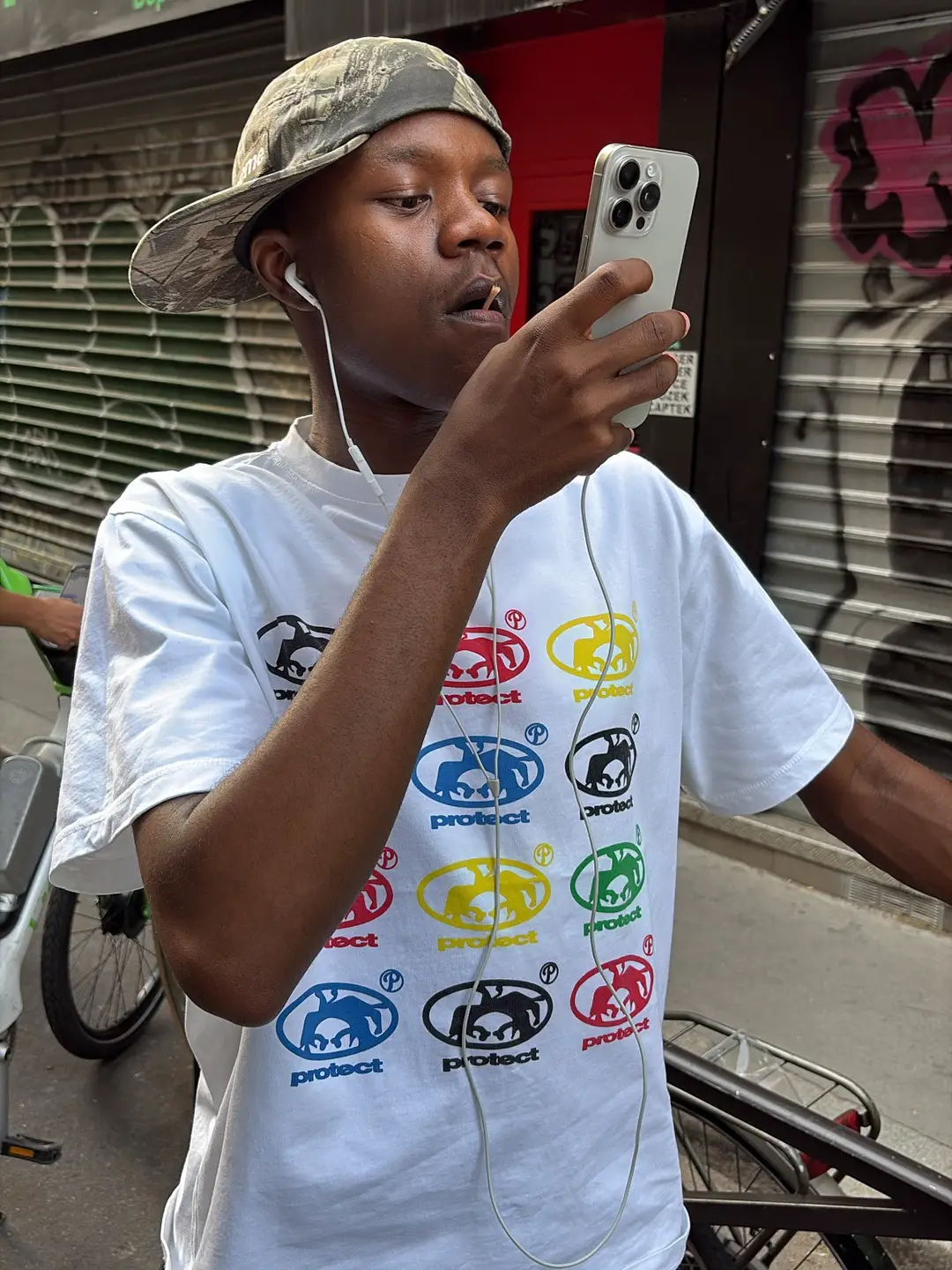 Protect High-Quality Cross-Border Export Popular American Street Hip-Hop Trendy Brand Printed Men's and Women's Pure Cotton Short-Sleeved T-Shirts