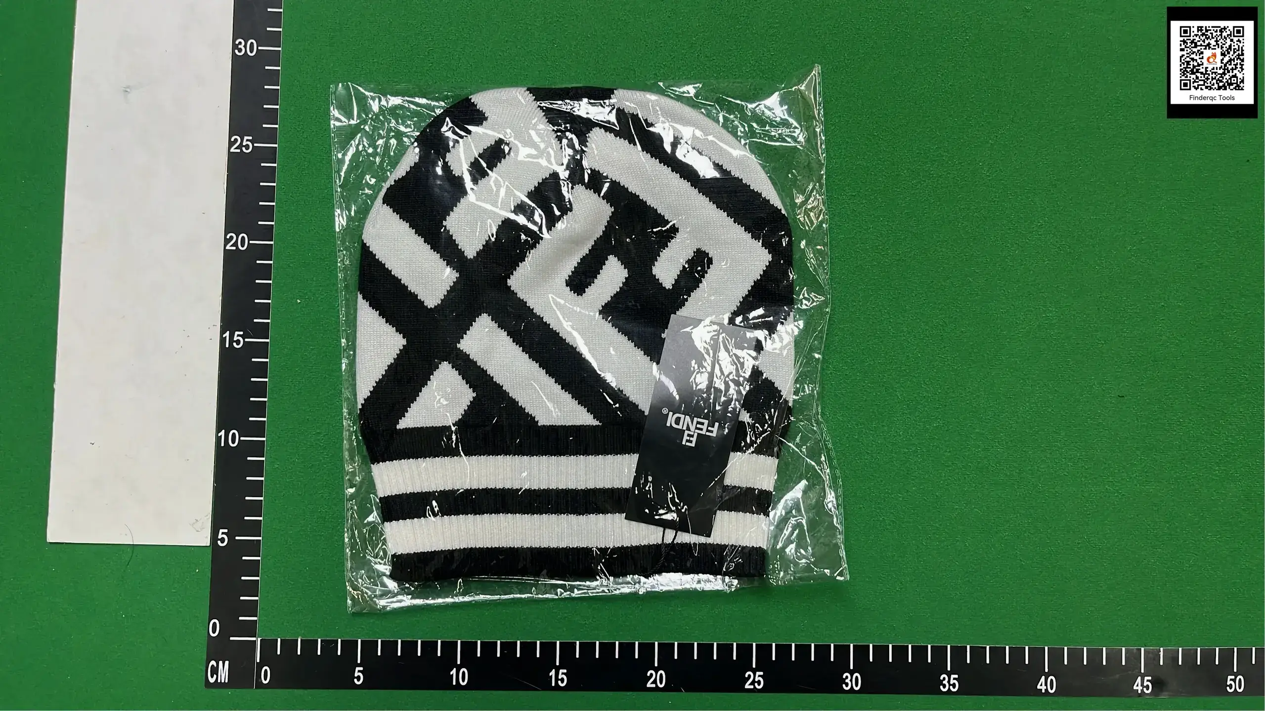 Fendi Beanie Black White
