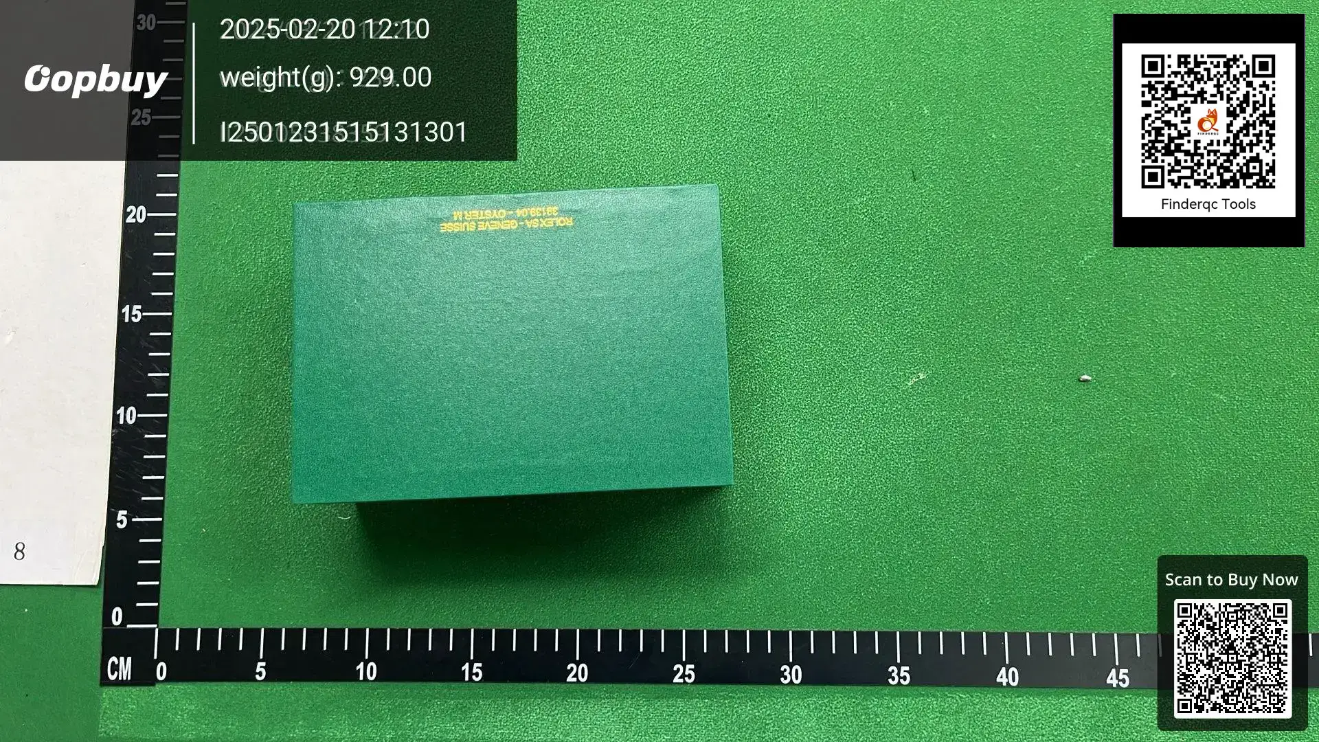 Laojia Green Box Full Set of Packaging Export Packaging Watch Spot Gift Box with Instruction Card Gift Bag