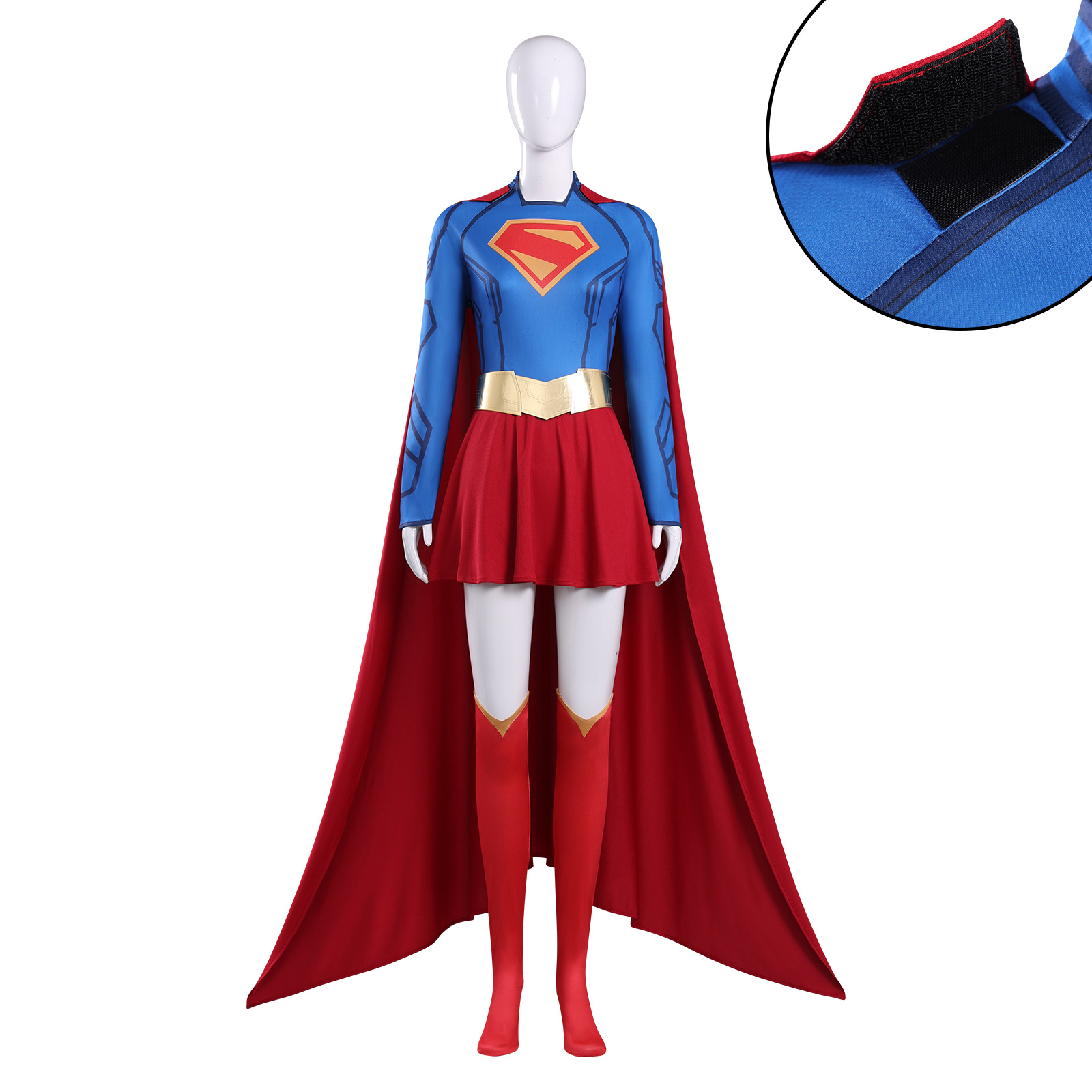 Super Girl Supergirl Cosplay Costume Super Girl Tomorrow's Daughter Cosplay Halloween Role-Playing Costume