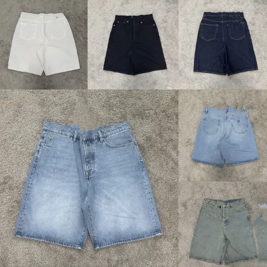 SS personalized customized light panel shorts with good denim quality