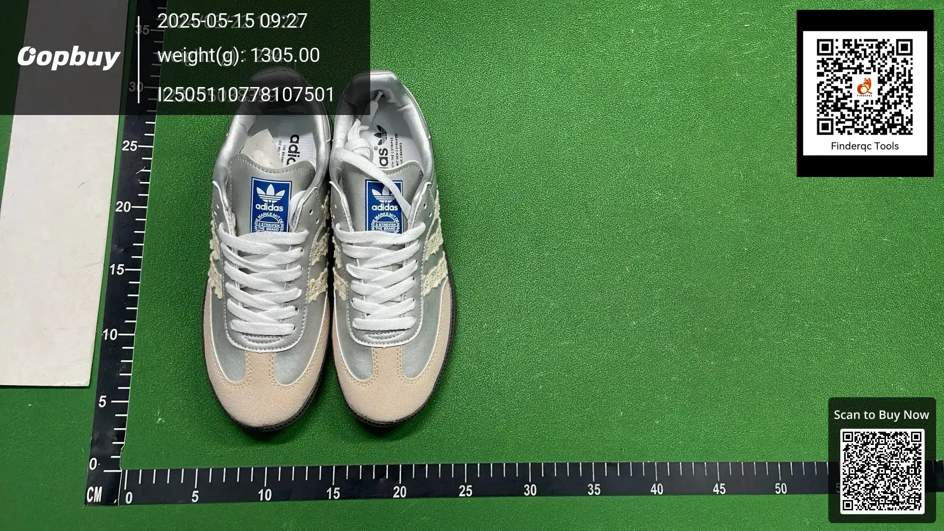 Adidas Samba OG Silver Beige