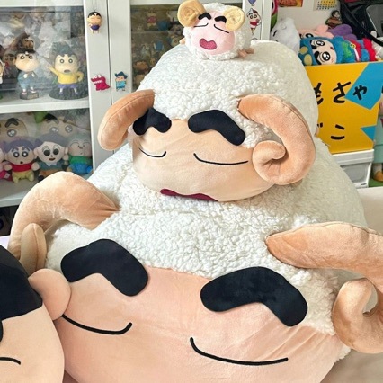 Popular Foreign Trade Item: Crayon Shin-Chan Series Cuddly and Reliable Plush Toys, Adorable Gift Items