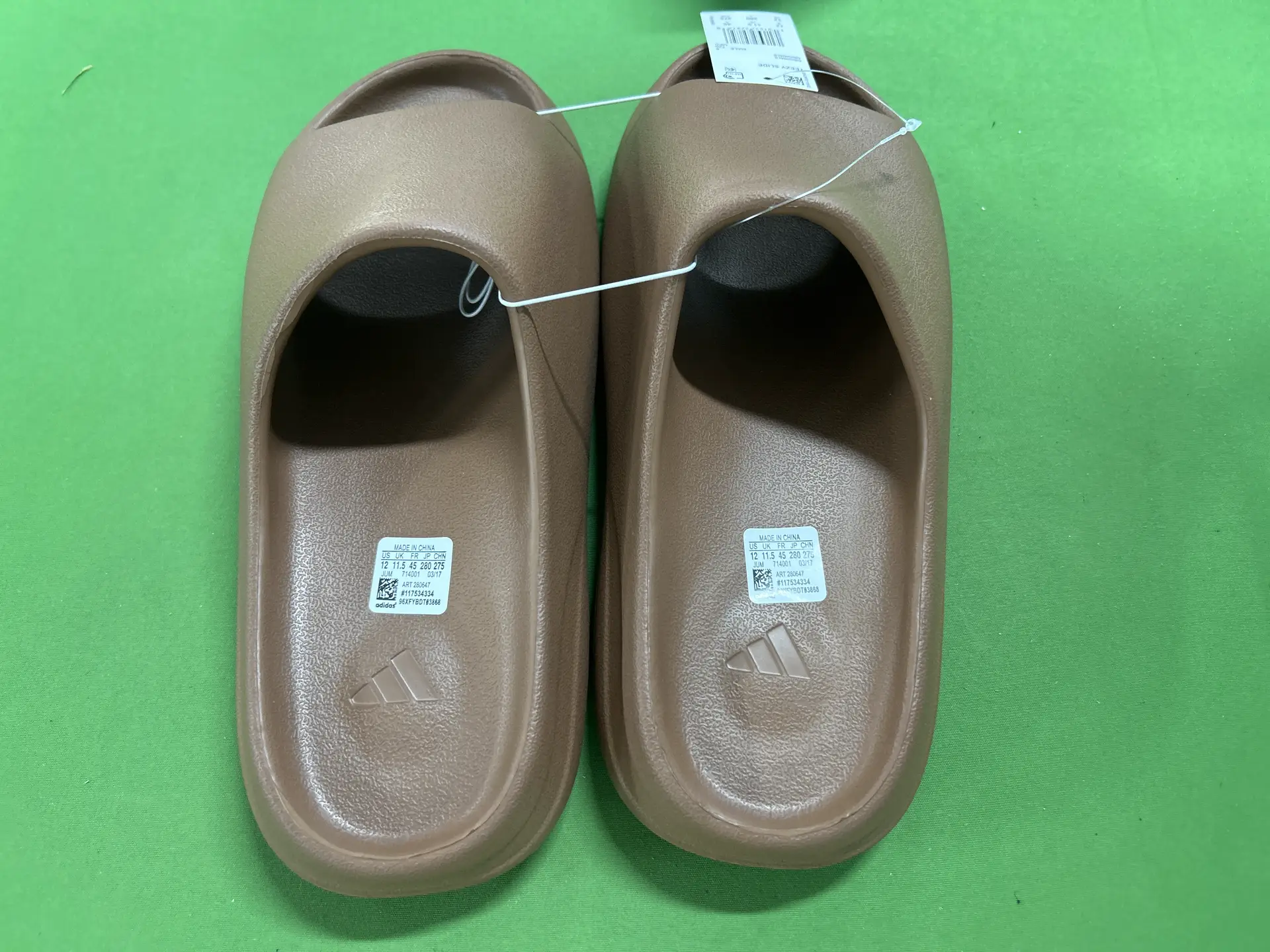 Adidas Adilette Comfort Slides Brown