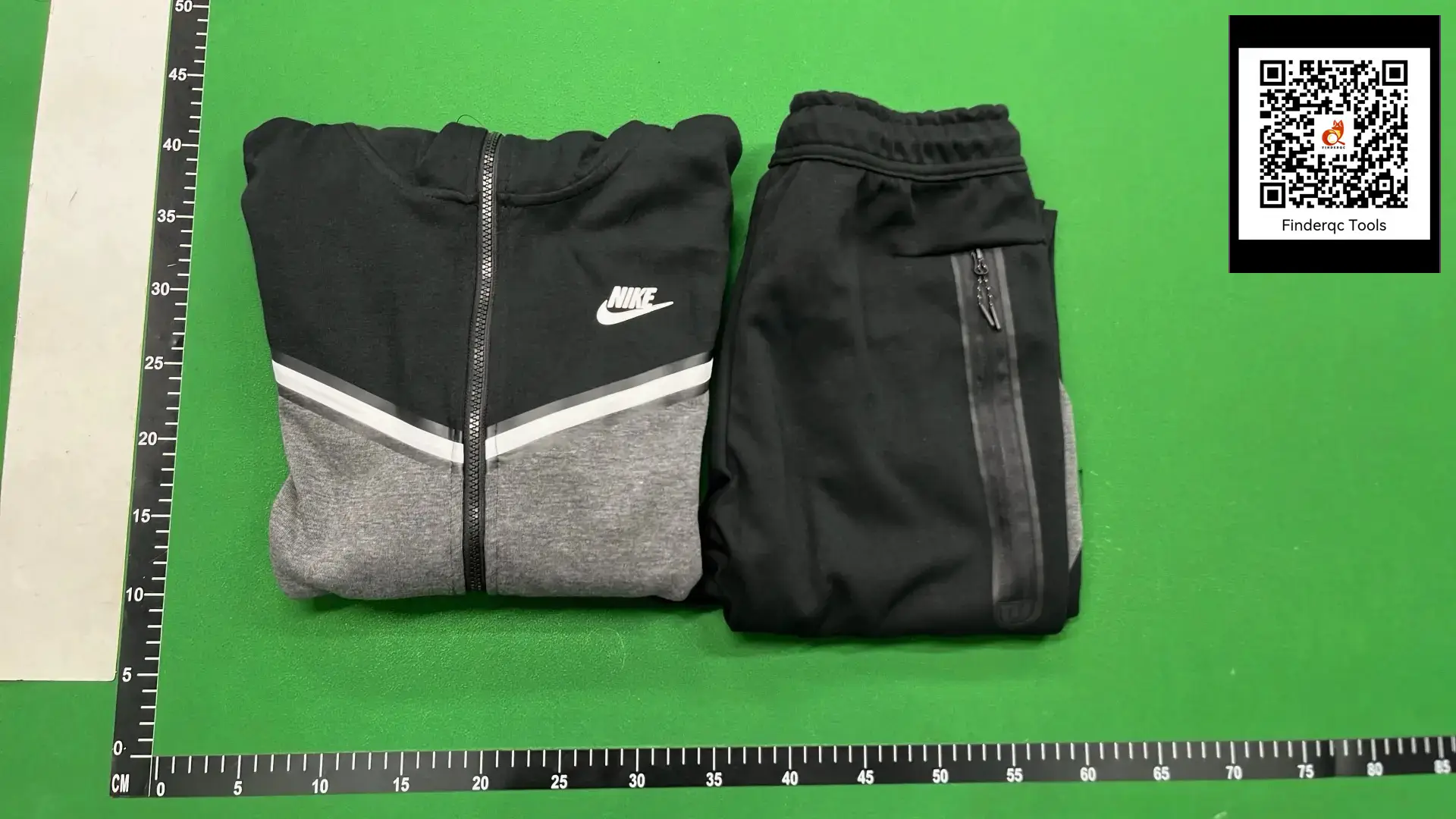 Nike Tech Fleece tracksuit black grey