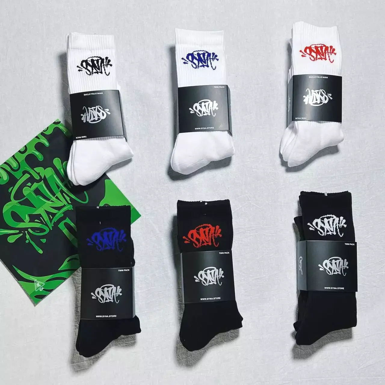 synaworld syna centralcee 2pairs towel trick socks 毛巾袜全