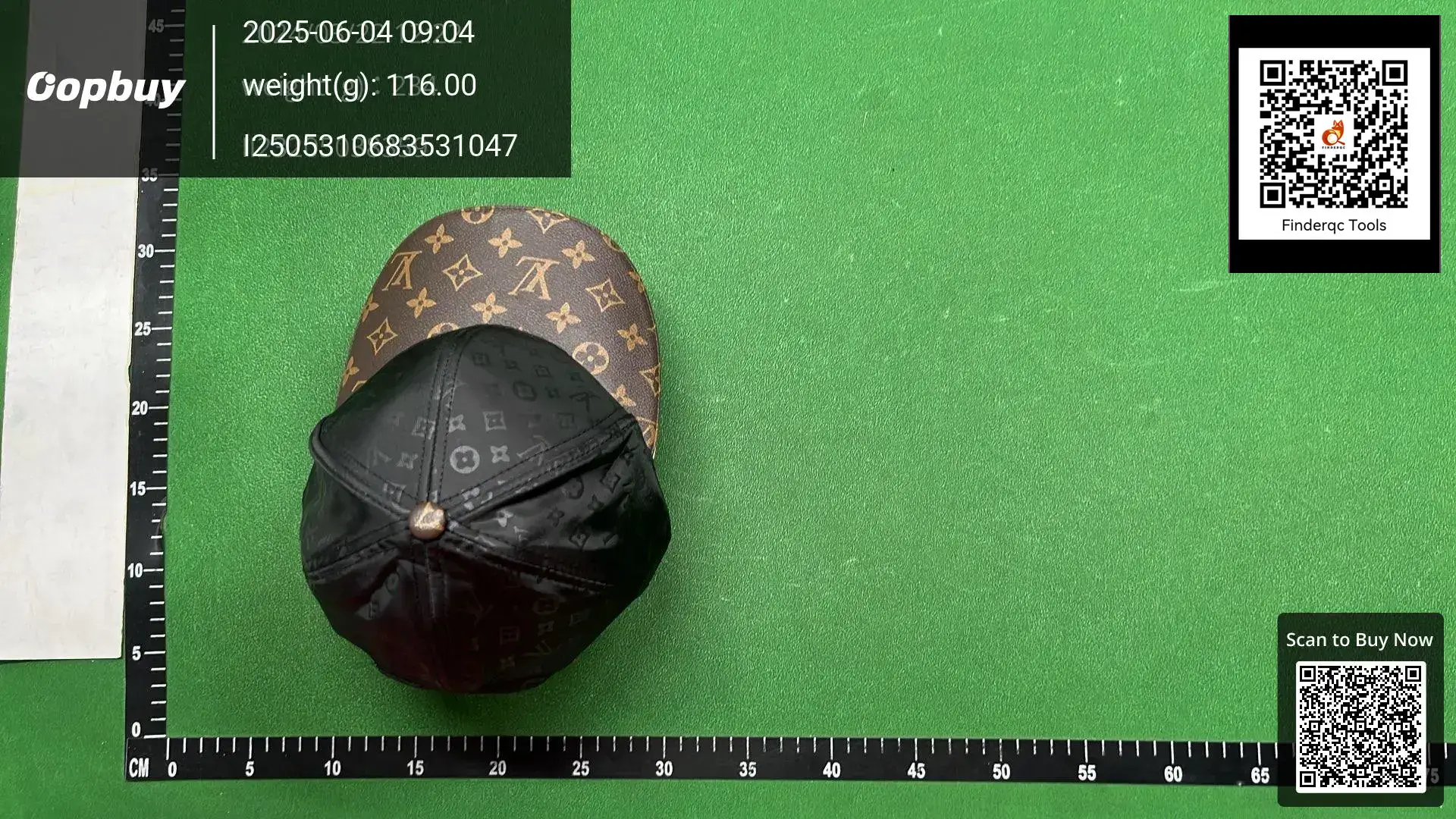 Louis Vuitton Monogram Baseball Cap Black