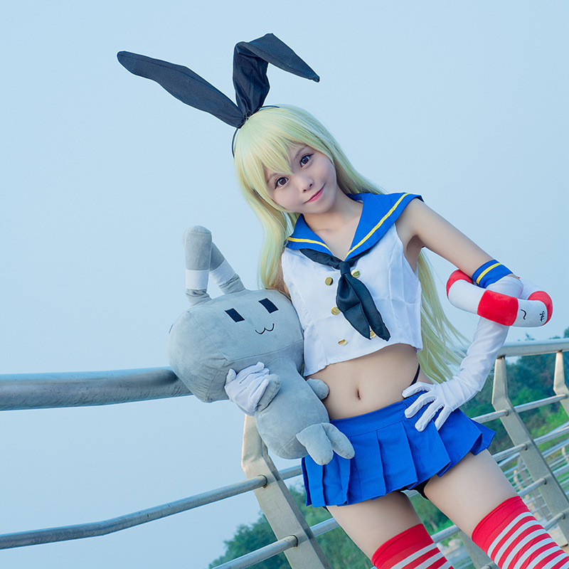 Fleet ship niang Collection island wind COS student outfit full cosplay skirt suit a generation of hair dance