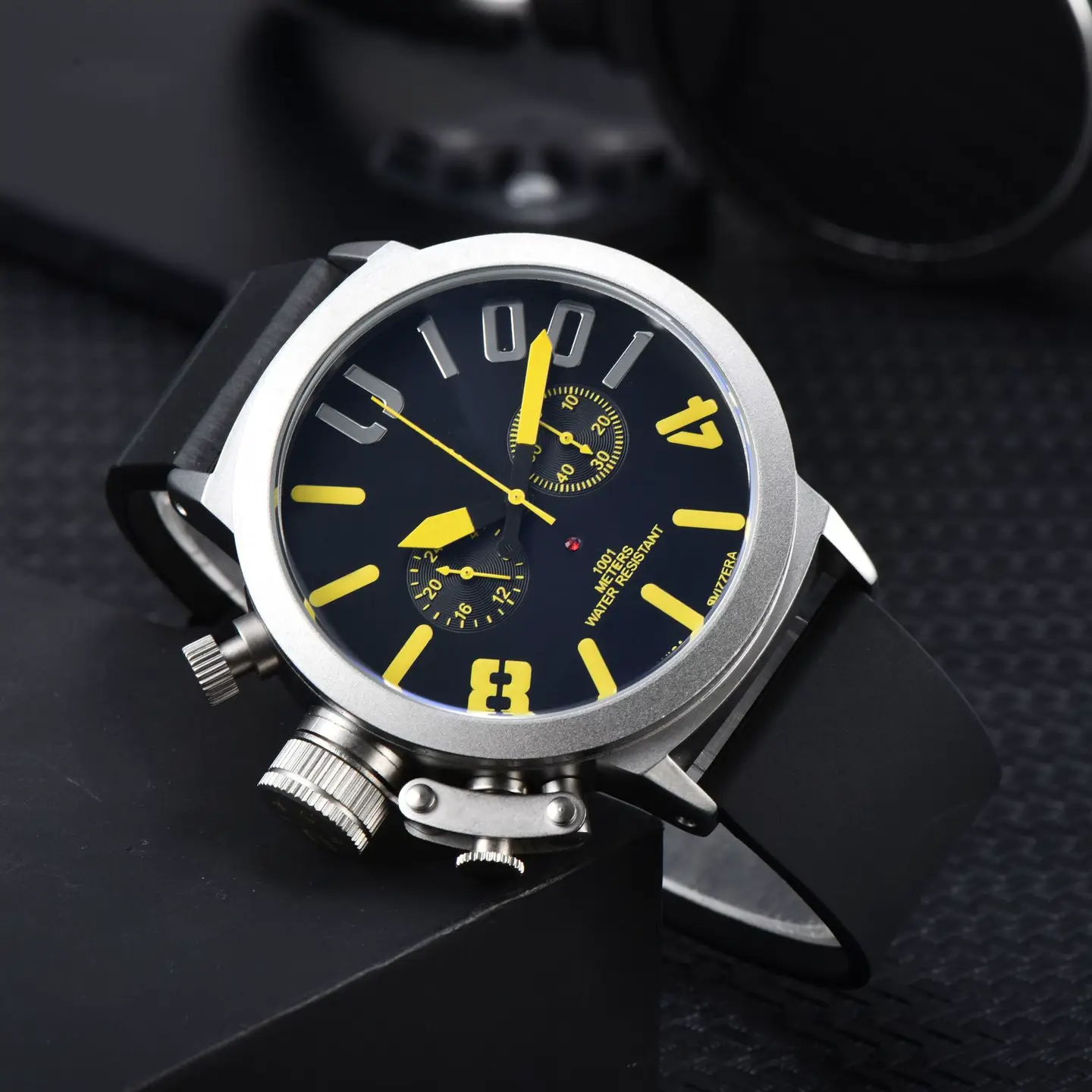 2025 Explosions Excellent B Foreign Trade high quality Men's Leisure Tape Quartz 5-pin Multifunctional Watch Factory Wholesale One