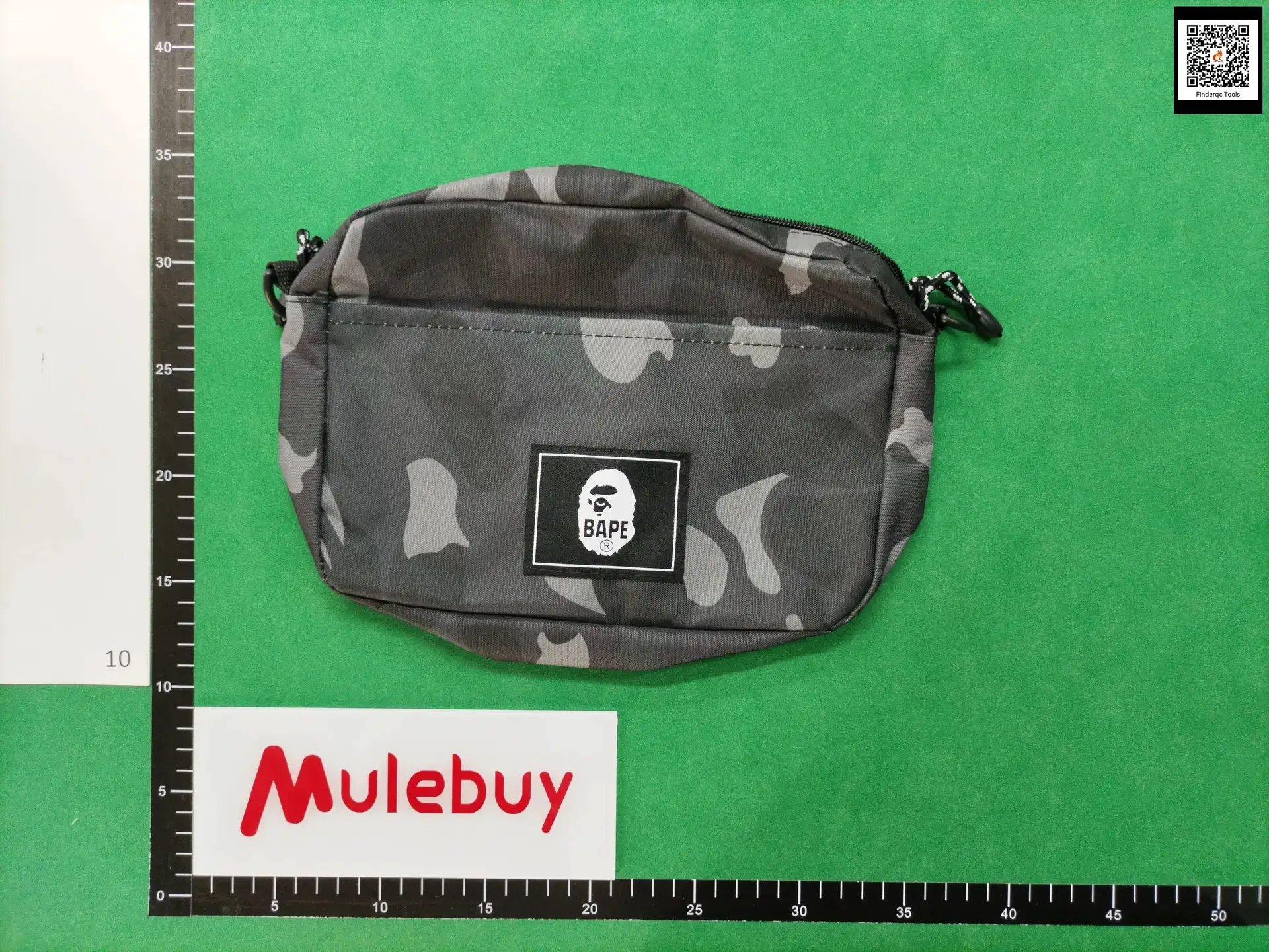 Japanese Magazine Appendix Trendy Brand Black Camouflage Single Shoulder Crossbody Bag New Monkey Head Magazine Coin Purse Two-Piece Set