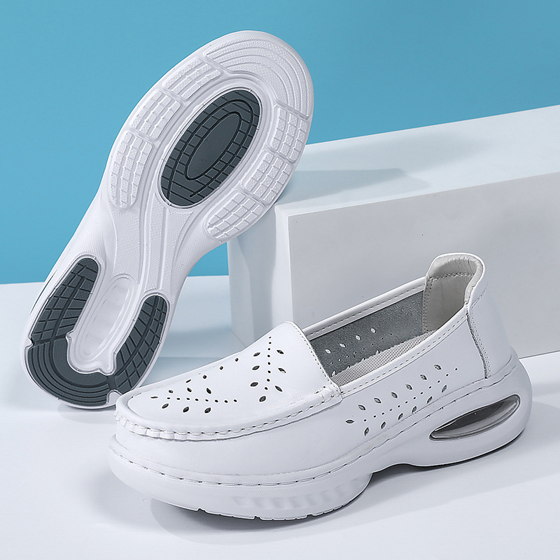 Summer Nurse Shoes for Women, Air-Cushioned, Soft-Soled, Breathable, Comfortable, Thick-Soled Work Shoes, in Stock, Wholesale Women's Shoes, Dropshipping