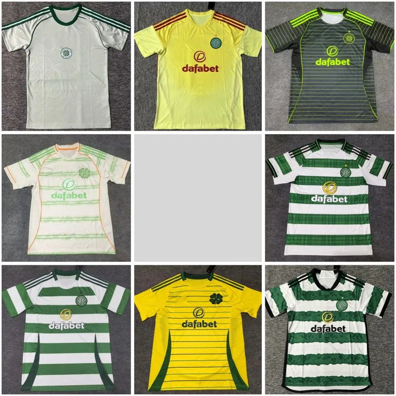2526苏超赛季凯尔特人前田大然球衣Celtic football uniforms主场