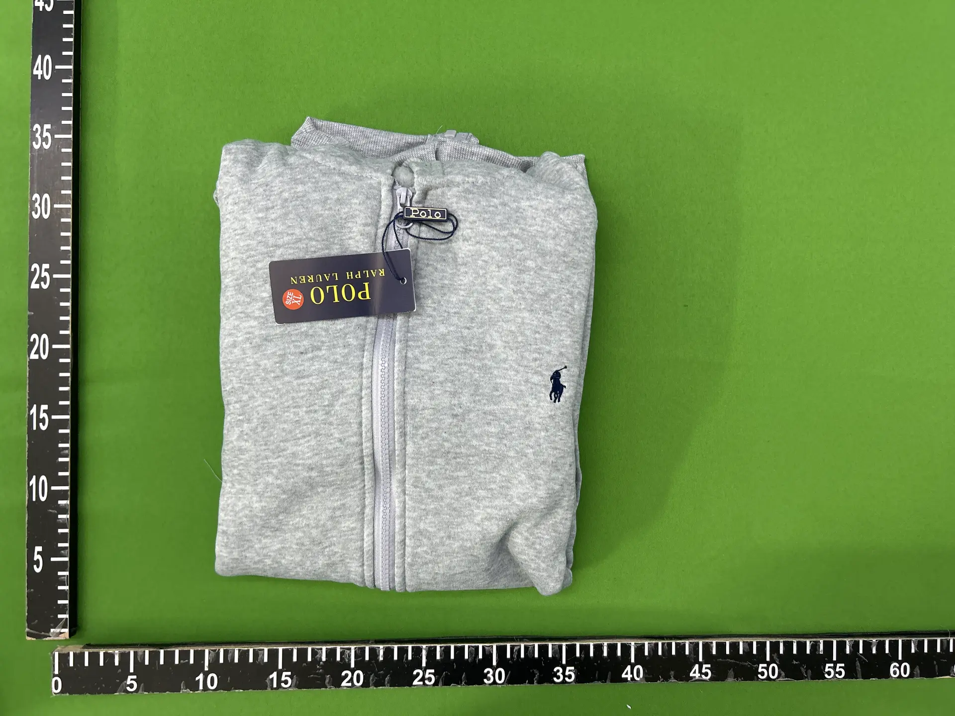 Polo Ralph Lauren Full Zip Hoodie Heather Grey
