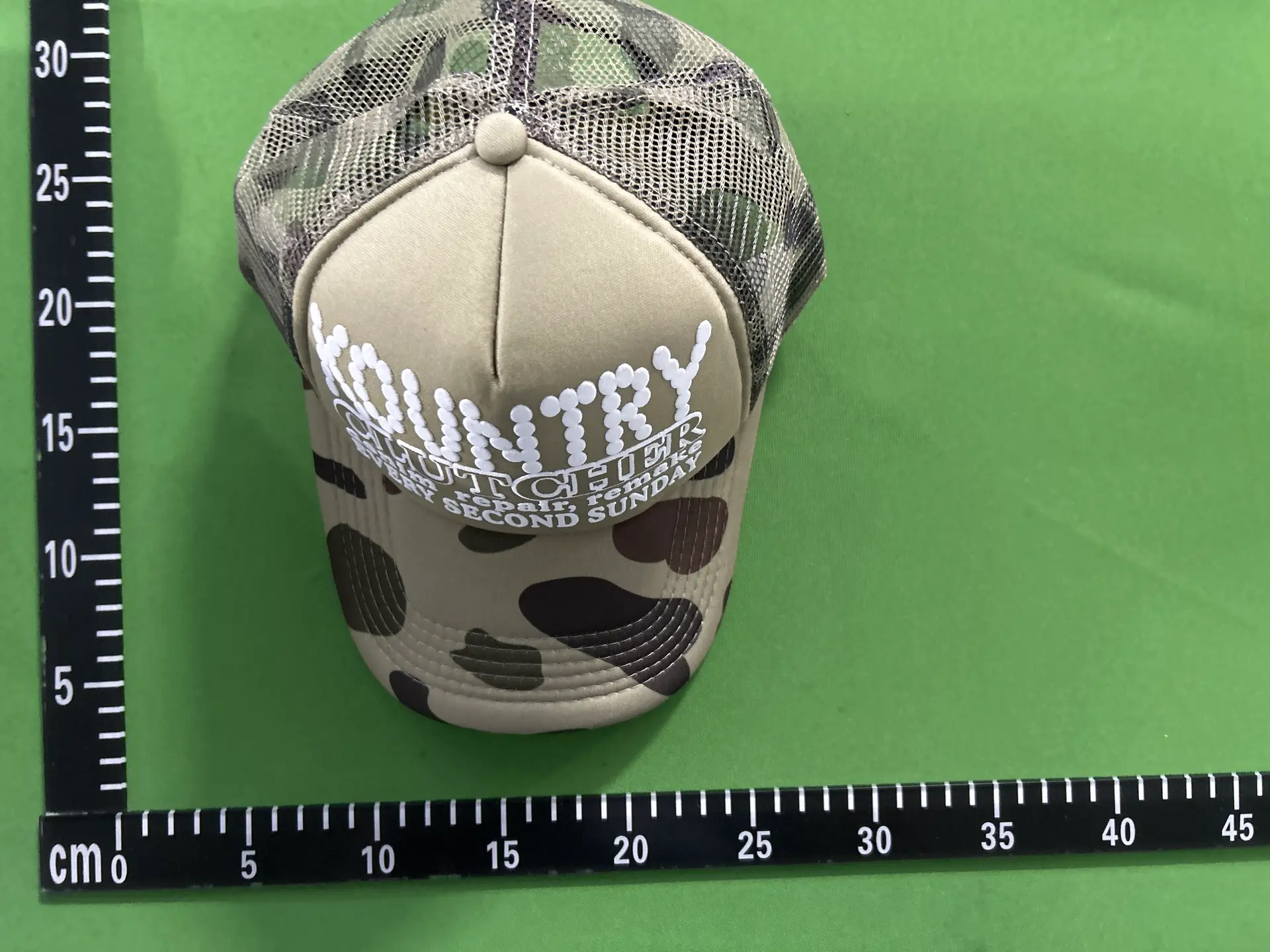Spring and Summer New Style Fun Three-Dimensional Printed Letter Baseball Cap for Men and Women, Color-Blocked Mesh Hip-Hop Personalized Trucker Hat