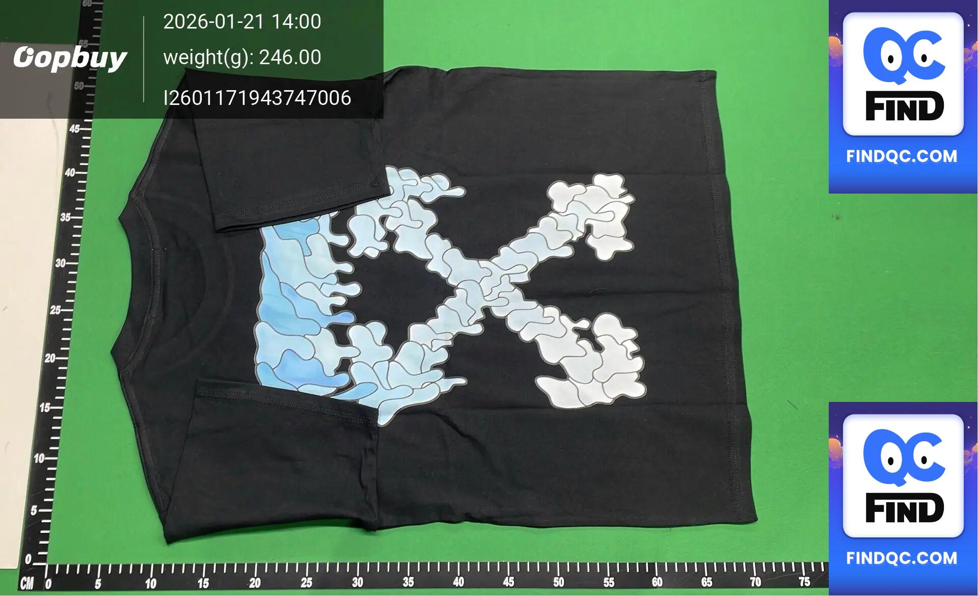 in stock and fast delivery 2023 Summer New Off-White high quality Unisex T-Shirt Printed Short Sleeve — QC-foto 2