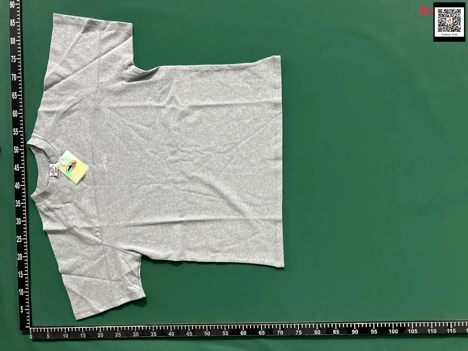 High-Quality Hmp Heavy Linen Cotton British Hip-Hop Street Embroidered Short-Sleeved T-Shirt Men's Trendy Brand Loose Round Neck T-Shirt