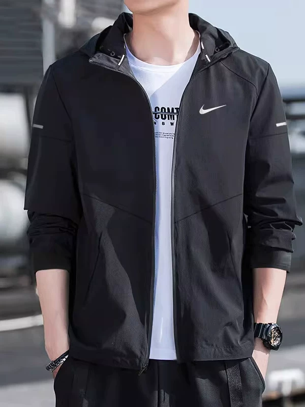 Nike Nike Woven Hooded Jacket Men's Official Authentic 2026 New Jacket Men's Running Sportswear Men