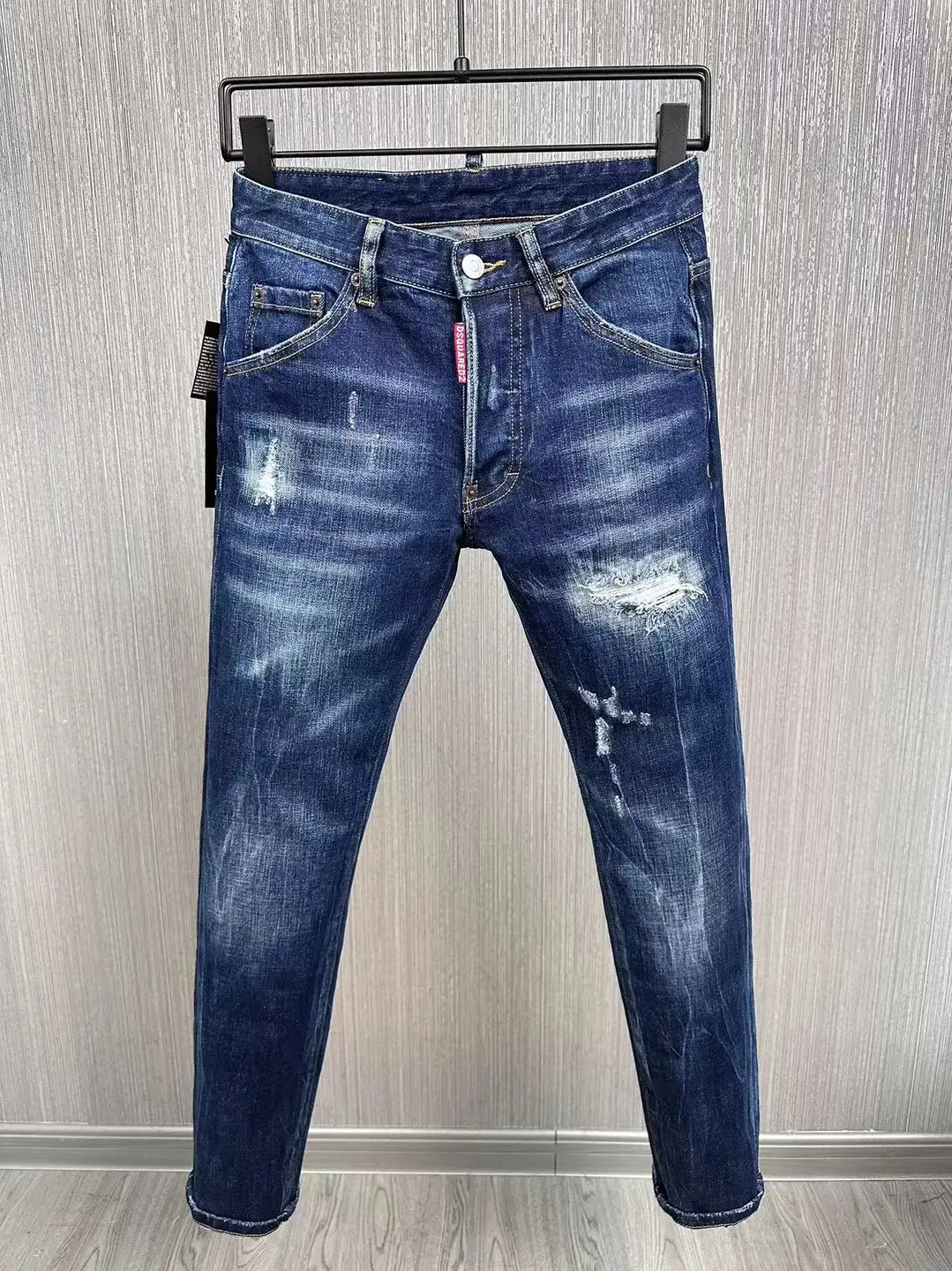 Dsquared2 Denim 2023 New arrival Hole Trendy Brand Secondary Prescription D2 Men's silm Skinny Jeans Pants Direct Sale