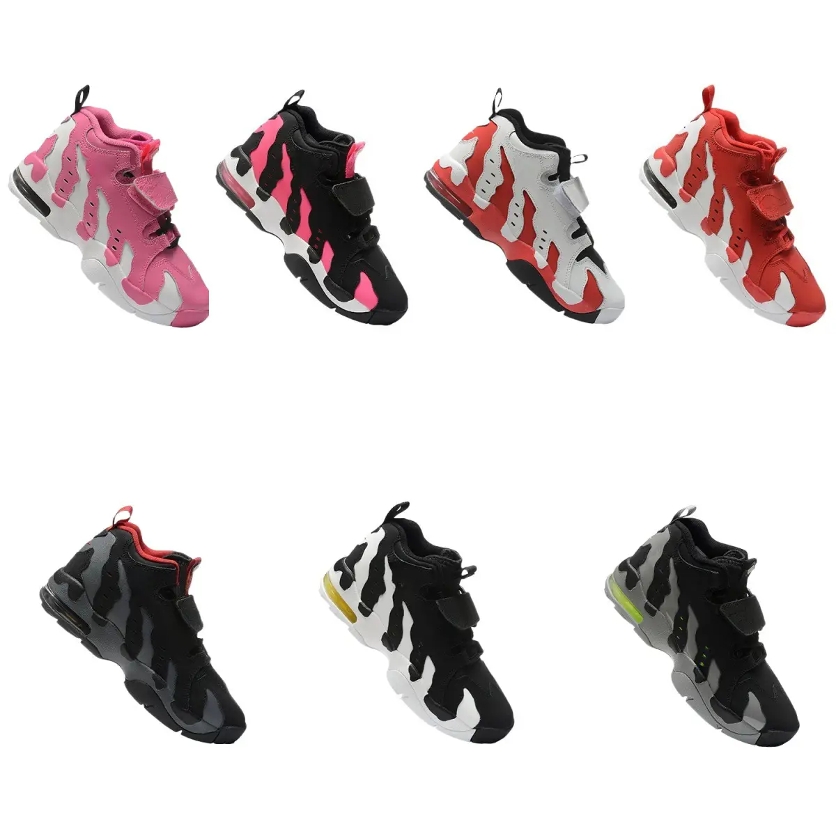 Milk Shoes Max Dt 96 Trendyy Air Cushion Men's Shoes Couples Casual Shock-Absorbing Wear-Resistant Student Basketball Shoes with Half Size