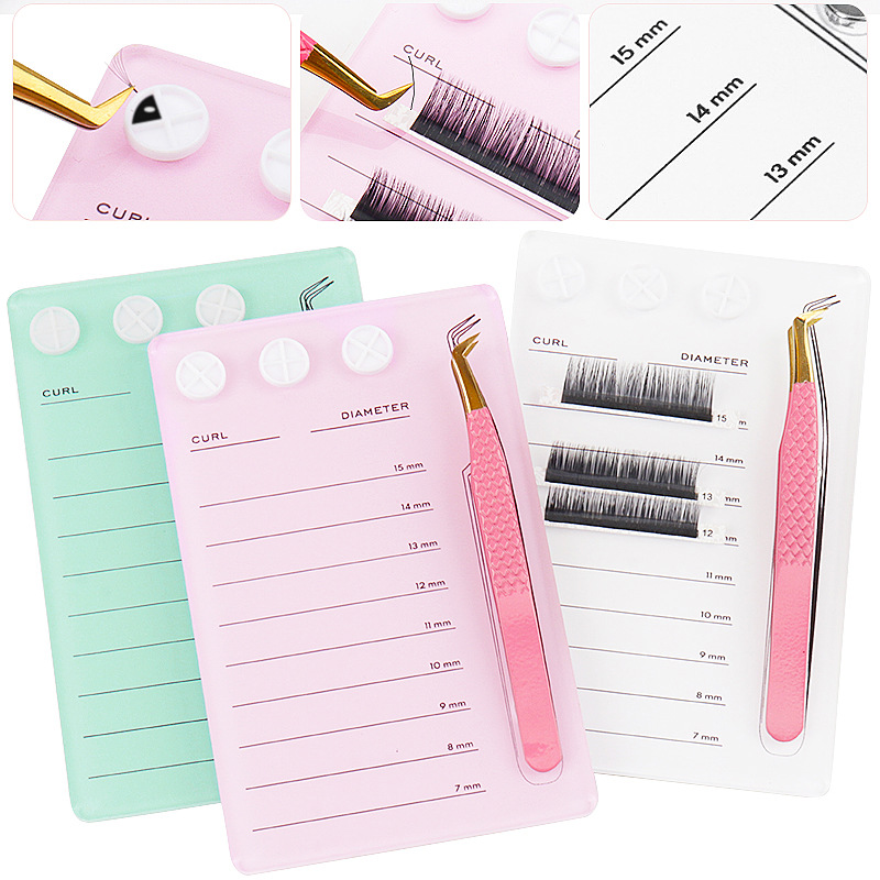 Wholesale grafting eyelash magnetic eyelash plate acrylic planting false eyelash magnetic scale plate eyelash display board
