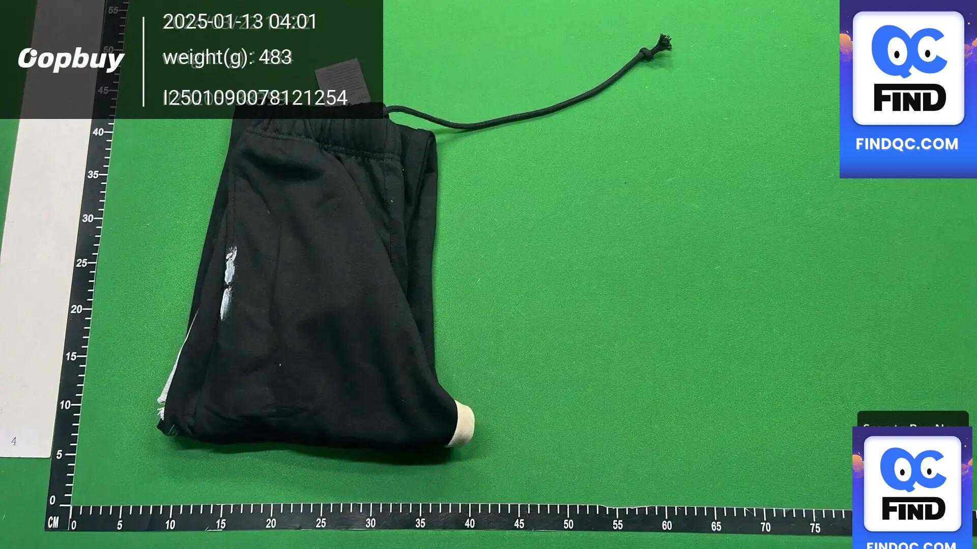 Trendy Brand Retro Splash Double Splicing Sports Trousers for Men and Women Couples Micro-Flared Trousers Casual Sweatpants — foto QC 3