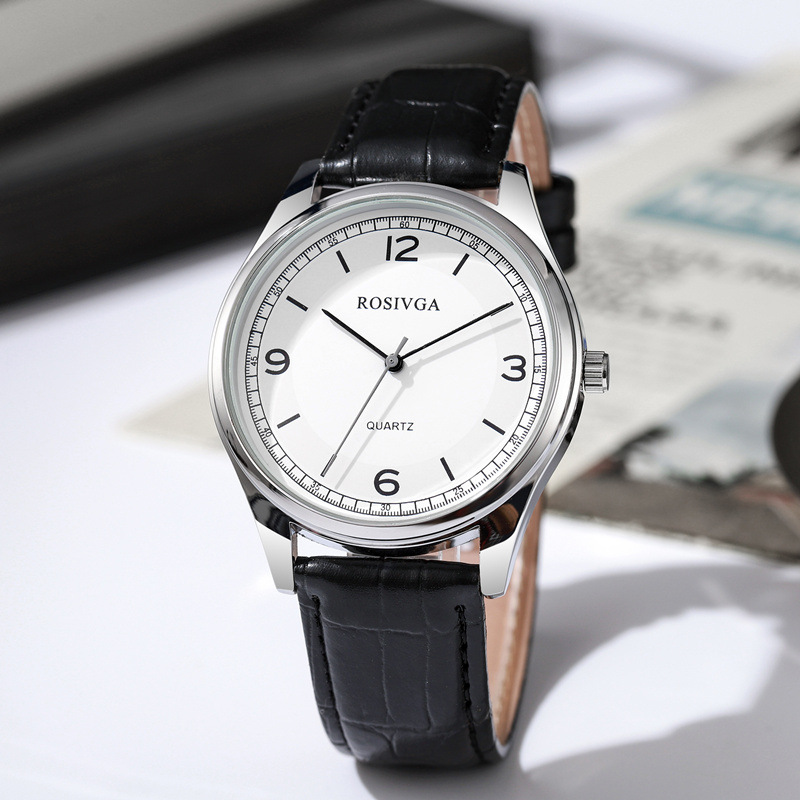 Men's Watch Fashion Large Dial Digital Face Quartz Business Watch Student Trendy Simple Cross-border Wholesale Dispensation