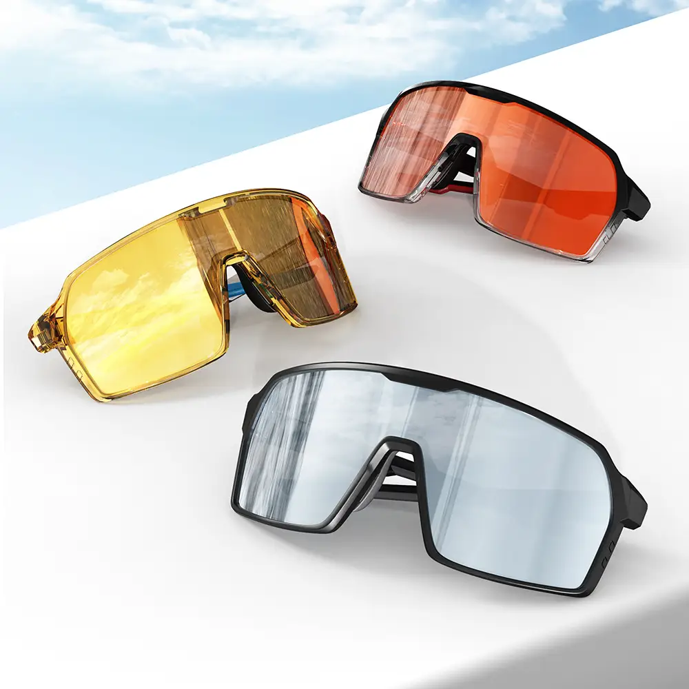 Cross border spot Amazon new running bike riding anti-collision outdoor UV protection TR90 sports glasses