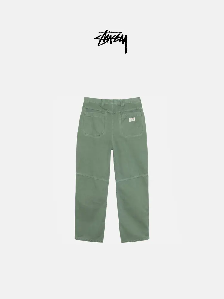 Stussy parka Series Label pure color Casual pants Spring New arrival Same Style for Men and Women