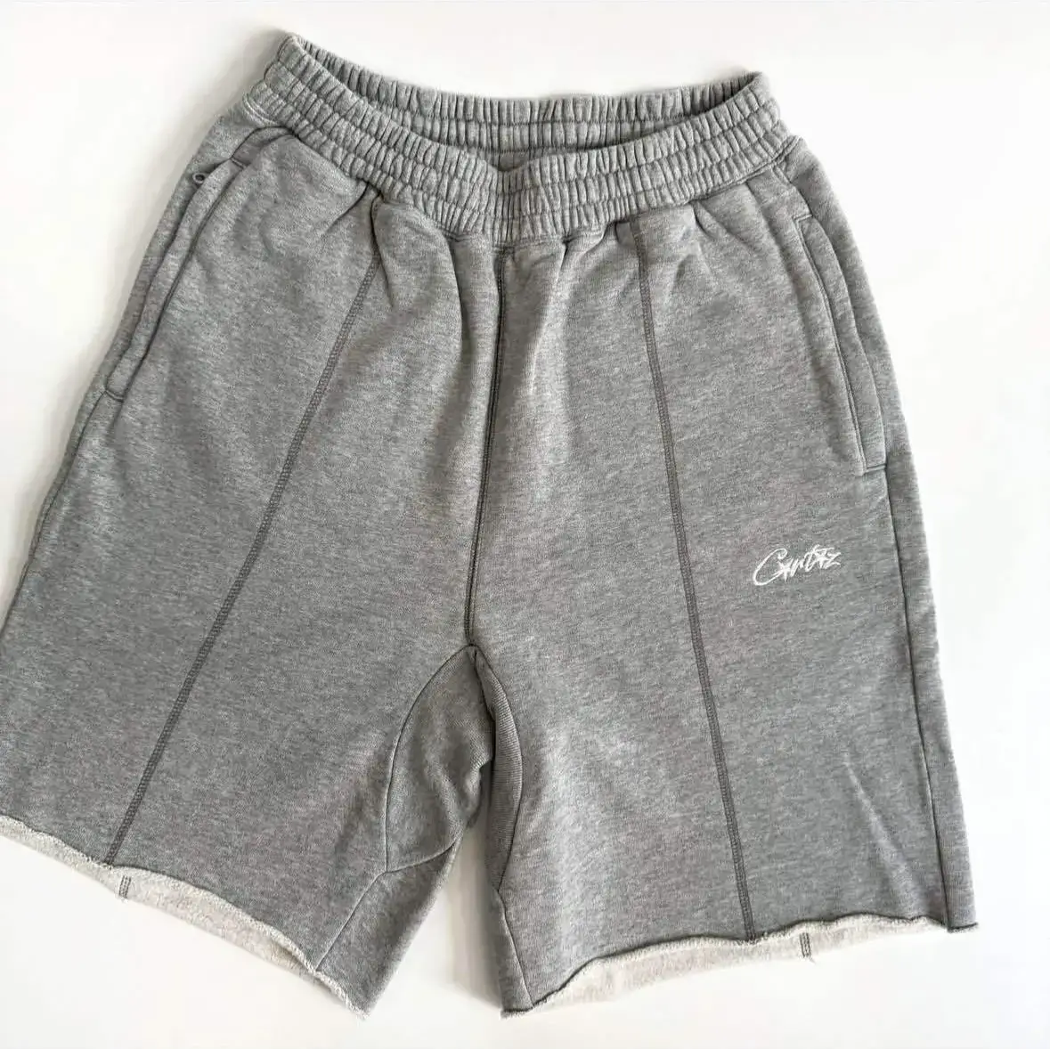 Cross-Border Trendy Brand Embroidered Shorts for Men, High Street Fashion Five-Point Pants, Loose and Versatile Mid-Length Pants
