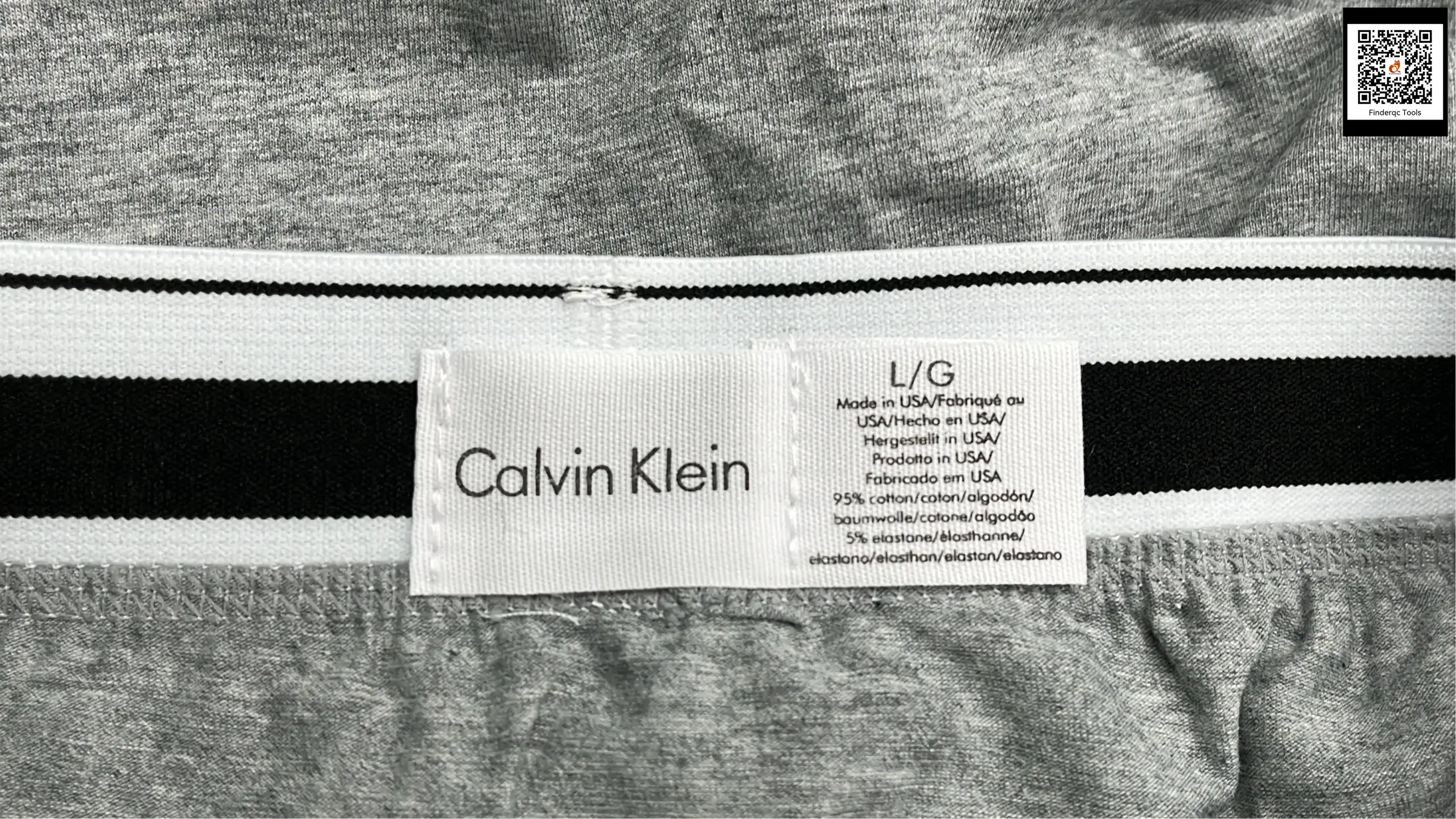 Calvin Klein Grey Cotton Blend Underwear