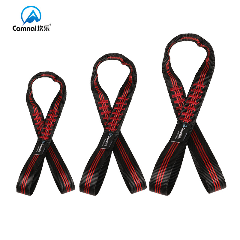 Canle Outdoor Expansion Protection Flat Belt Aerial Work Climbing Training Rope Polyester Anti-fall Protection Solid Rope