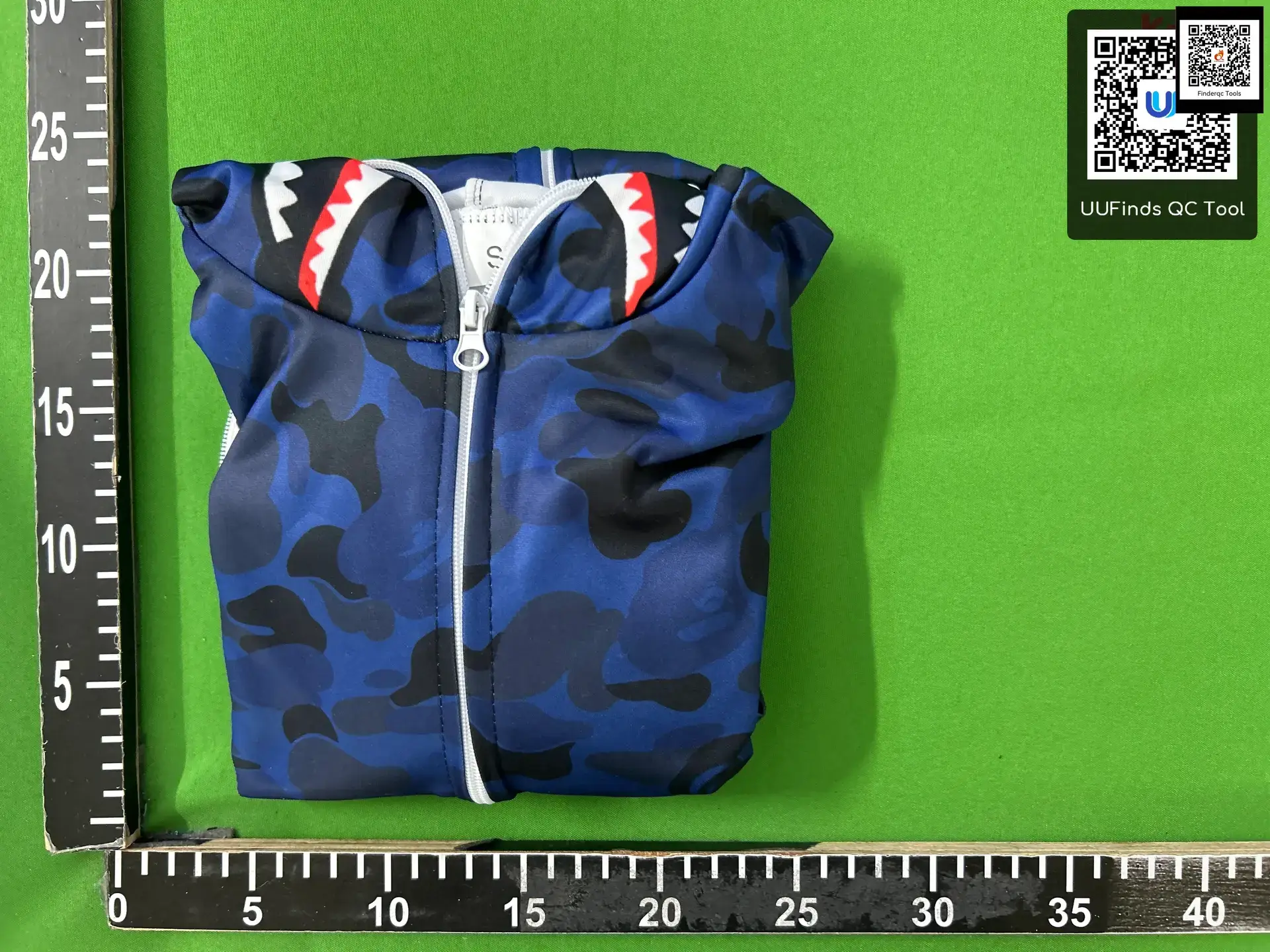 BAPE camo shark full zip hoodie