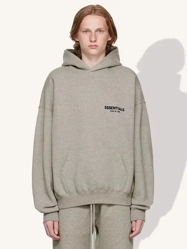Official Authentic Essentials Multi-Line Fog American Style Casual Terry Loose Sweatshirt Men and Women Spring and Autum Trendy