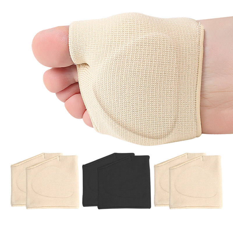Threaded Forefoot Pad for Men and Women, Thickeneded Super Soft Thumb Protective Cover, Embedded Silicone Forefoot Pad