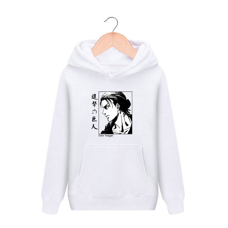 AliExpress Anime Surrounding Attack Giant Pattern Printed Hooded Sweater Men's and Women's Couple's Casual Fleece Hoodie